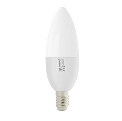 Immax NEO Smart žiarovka LED E14 5W teplá biela, stmievateľná, Zigbee 3.0